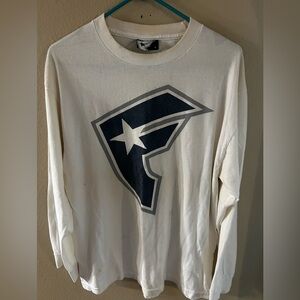 Vintage famous stars And straps White Long Sleeve Shirt with Logo